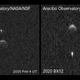 Radar plot of the asteroid and its companion